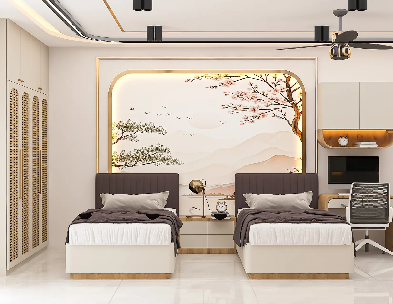 Twin Serenity Bedroom